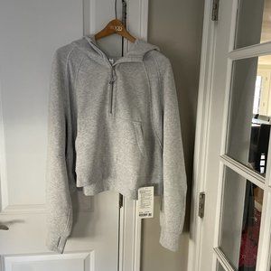 Lululemon Scuba Oversized 1/2 Sip Hoodie Gray XL/XXL
